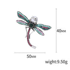 Multicolor Dragonfly Brooch PA4324
