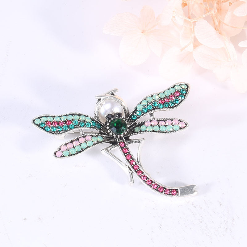 Multicolor Dragonfly Brooch PA4324