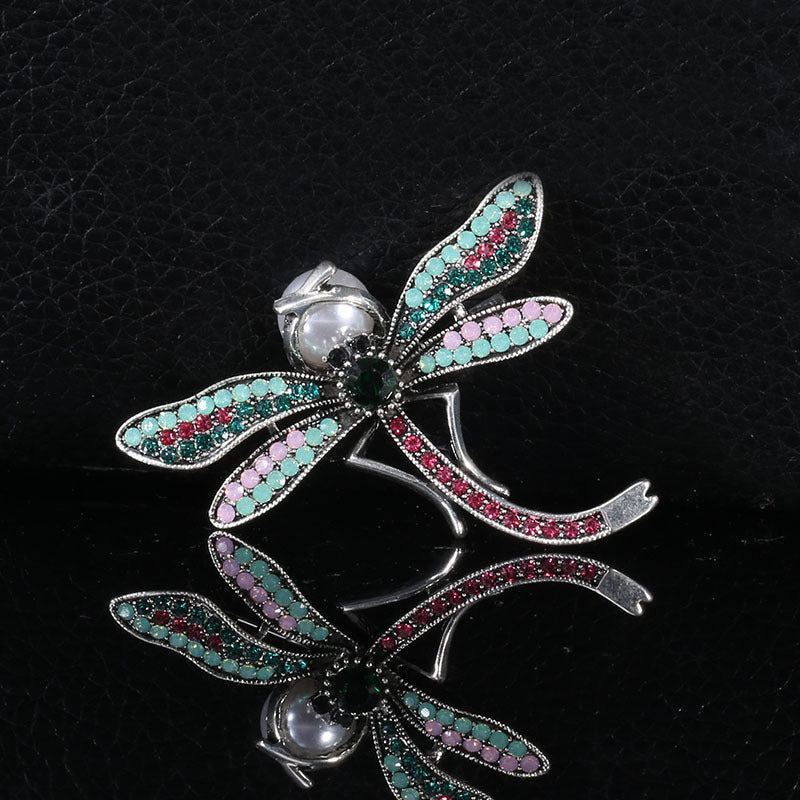 Multicolor Dragonfly Brooch PA4324