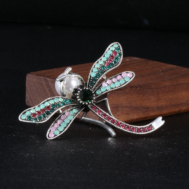 Multicolor Dragonfly Brooch PA4324