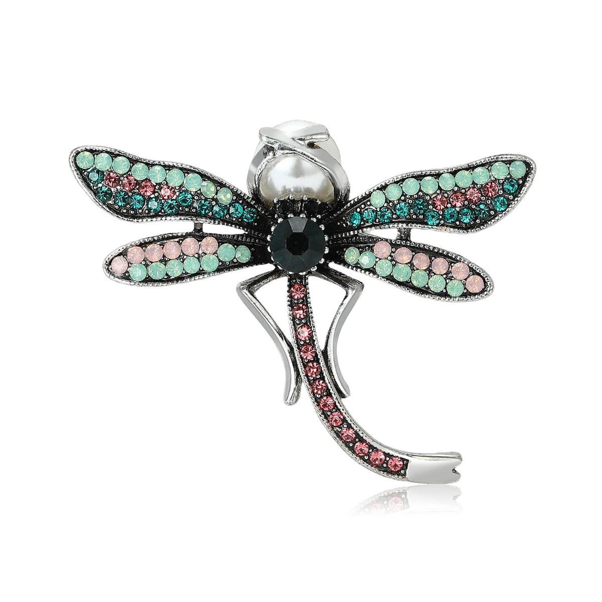 Multicolor Dragonfly Brooch PA4324