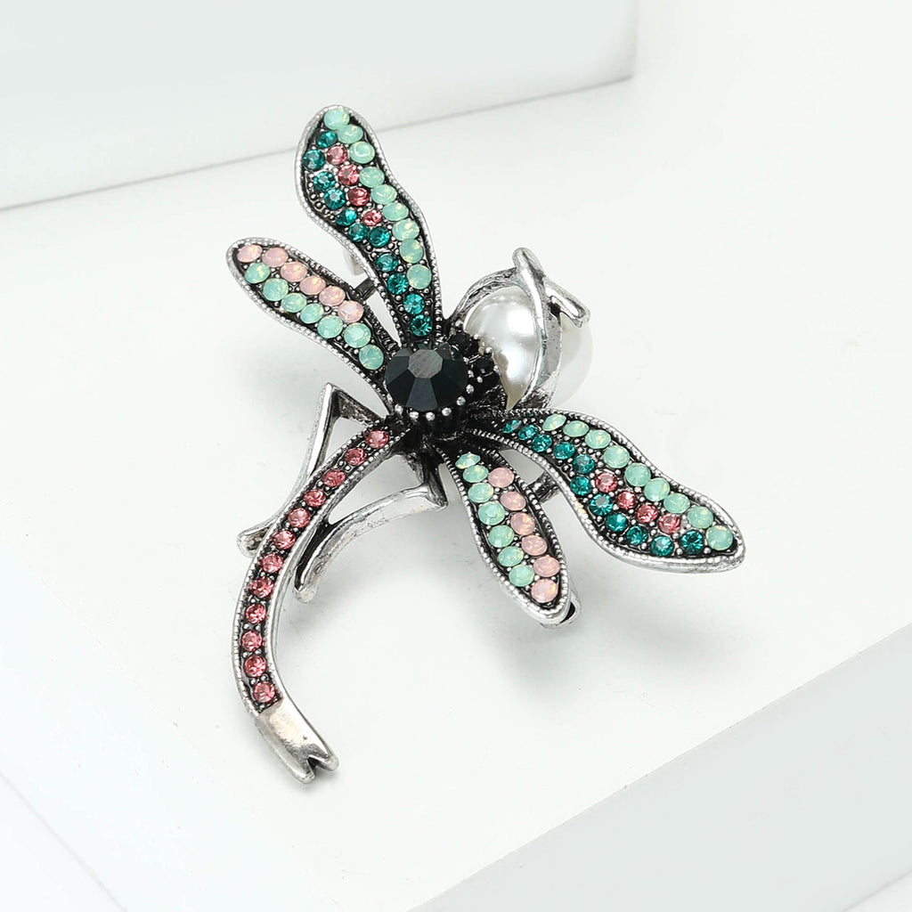 Multicolor Dragonfly Brooch PA4324