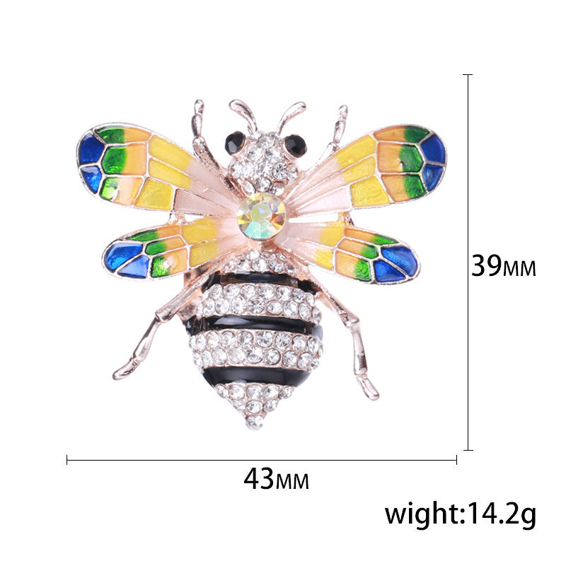 Bee Rhinestone Brooch PA4427