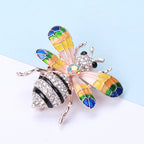 Bee Rhinestone Brooch PA4427