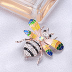 Bee Rhinestone Brooch PA4427