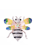 Bee Rhinestone Brooch PA4427