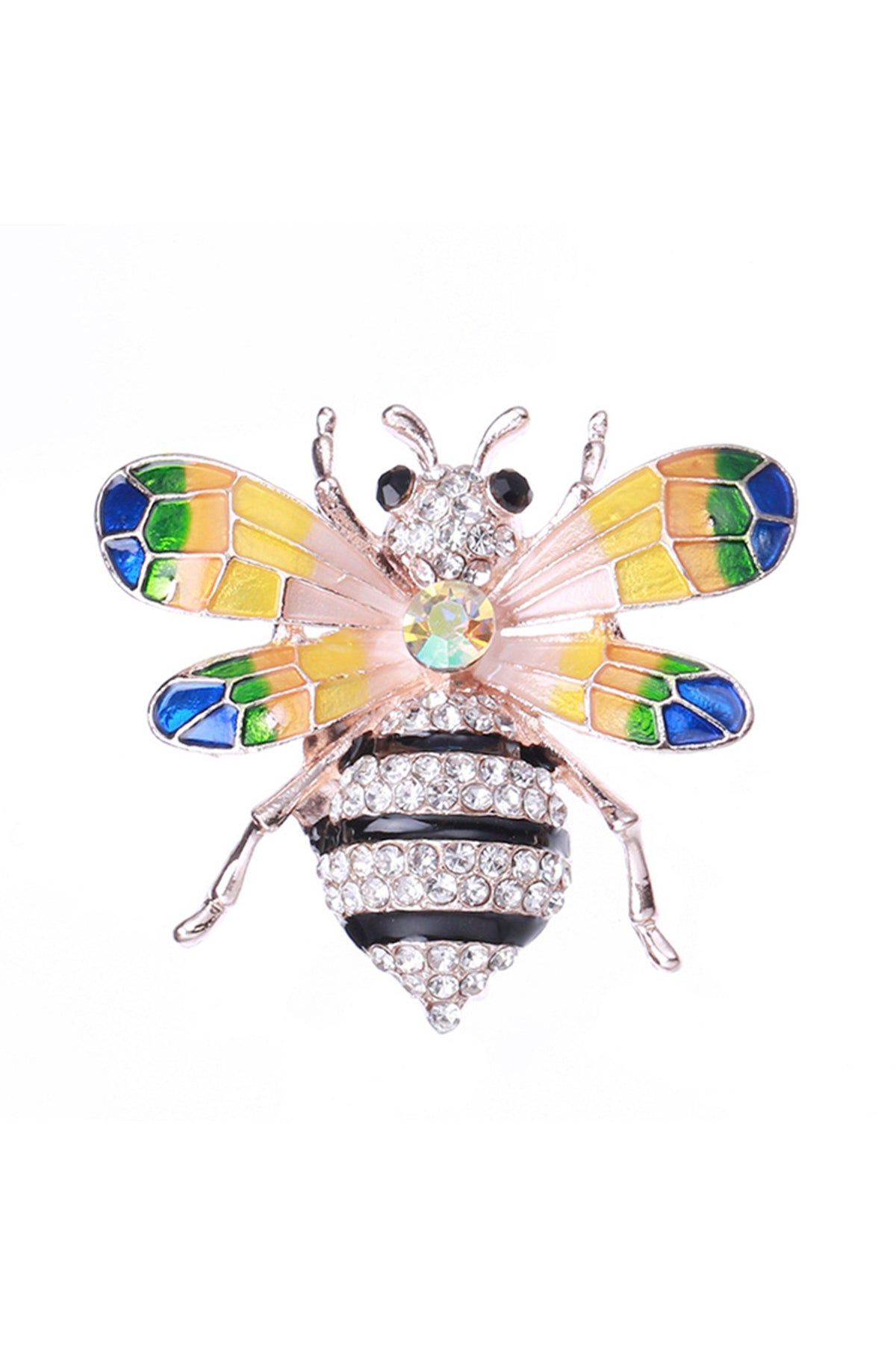 Bee Rhinestone Brooch PA4427