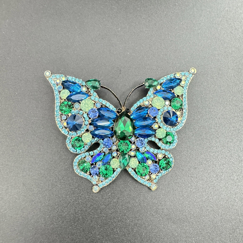 Butterfly Rhinestone Brooch PA4433