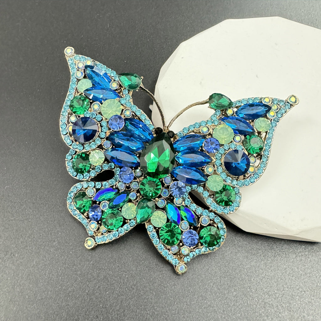 Butterfly Rhinestone Brooch PA4433