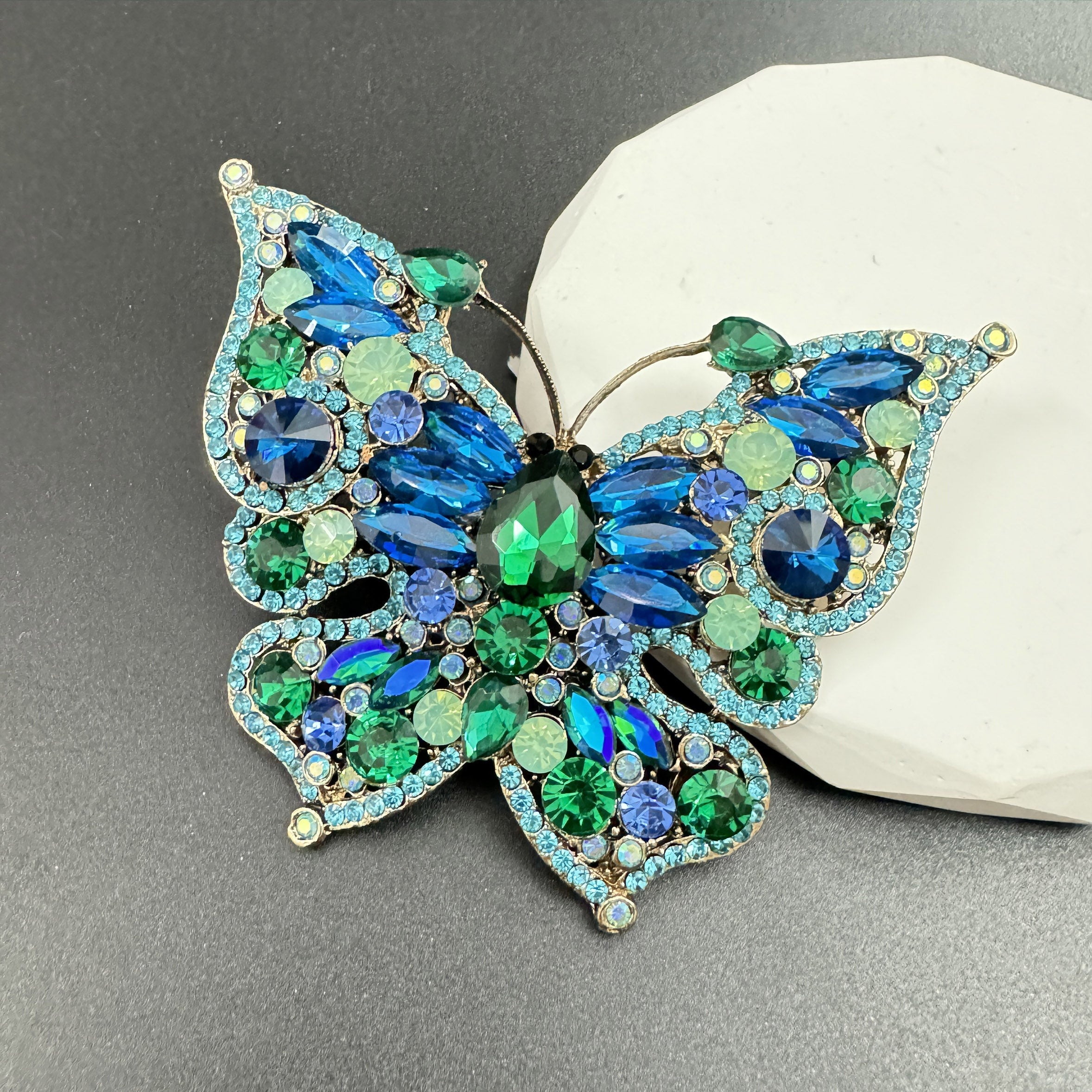 Butterfly Rhinestone Brooch PA4433