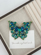 Butterfly Rhinestone Brooch PA4433