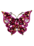 Butterfly Rhinestone Brooch PA4433