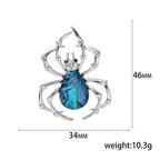 Spider Mother Of Pearl Brooch PA4434