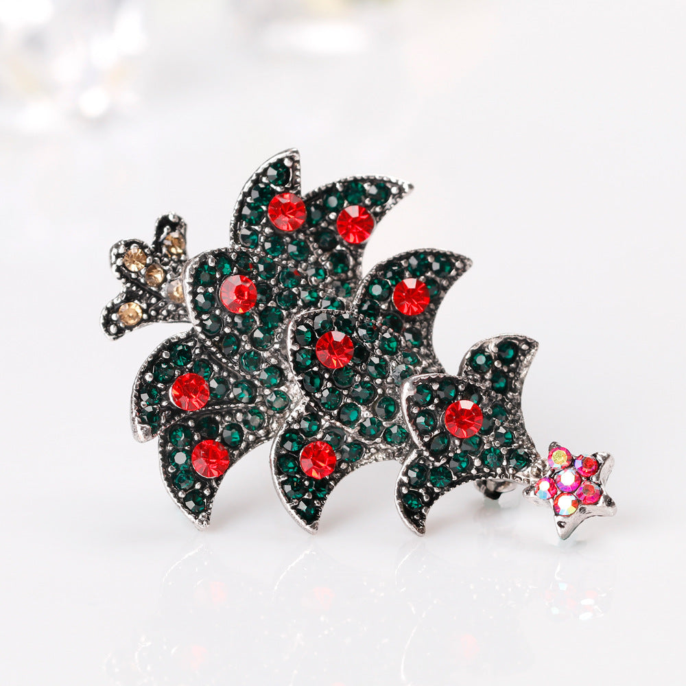 Christmas Tree Alloy Brooch PA4436