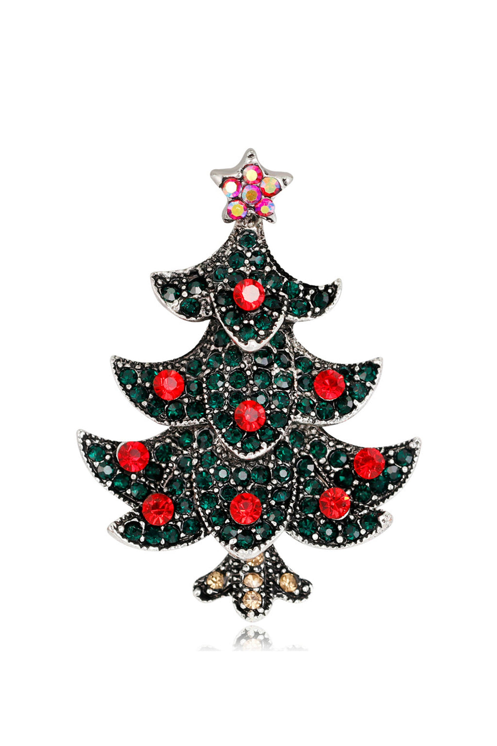 Christmas Tree Alloy Brooch PA4436