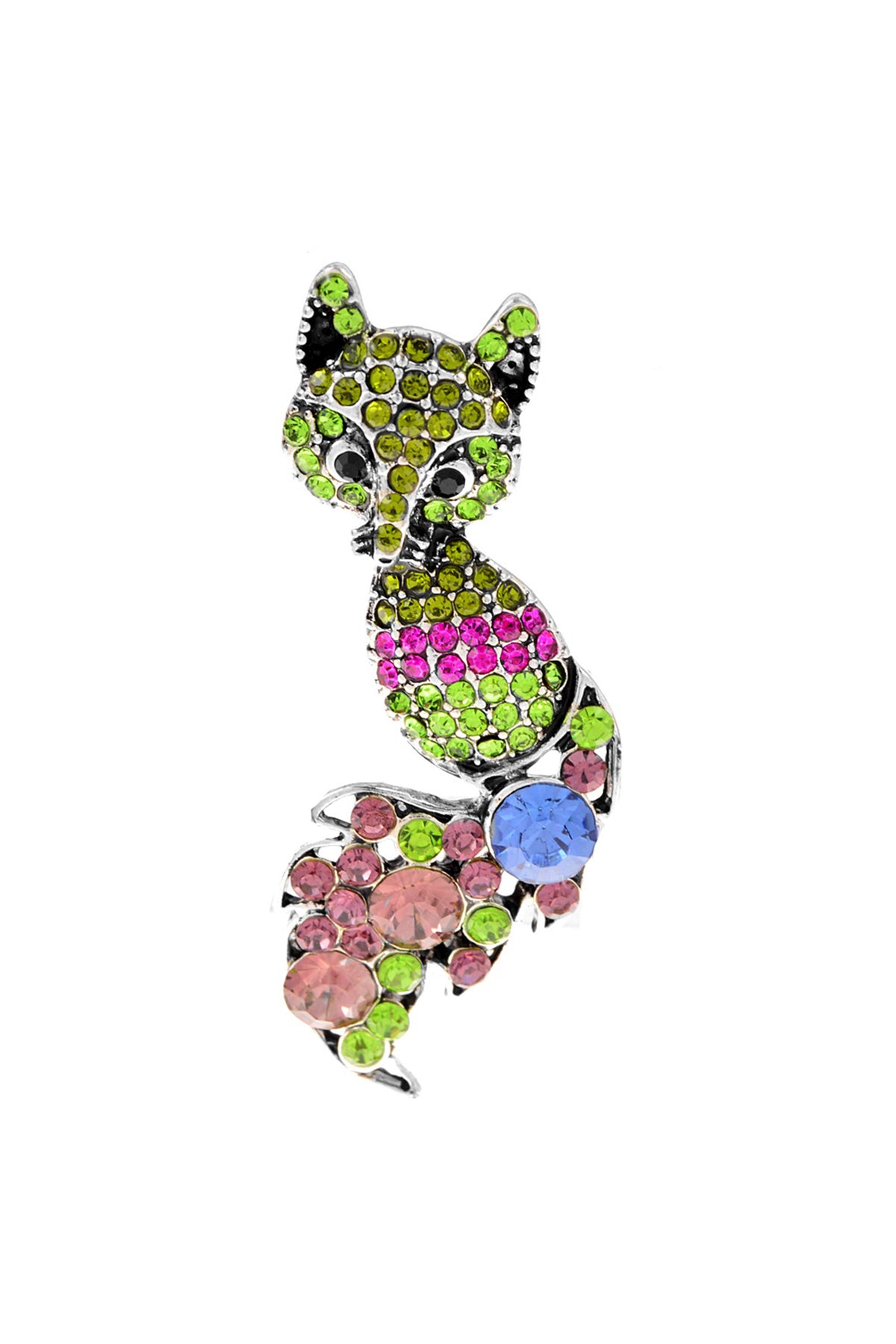Fox Alloy Brooch PA4459