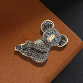 Koala Rhinestone Brooch PA4529