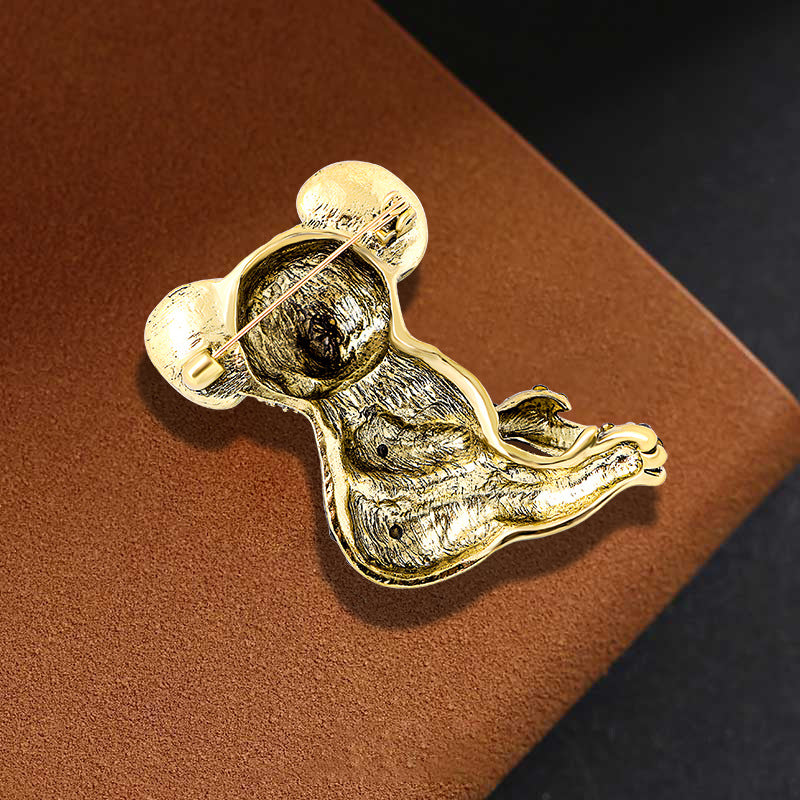 Koala Rhinestone Brooch PA4529