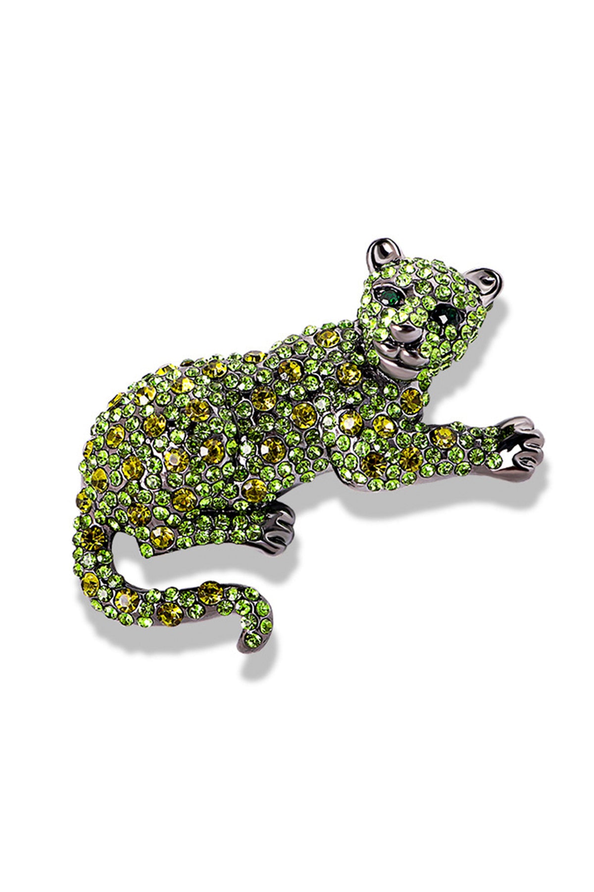 Leopard Rhinestone Brooch PA4532