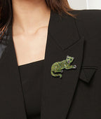 Leopard Rhinestone Brooch PA4532