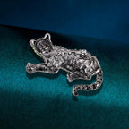 Leopard Rhinestone Brooch PA4532