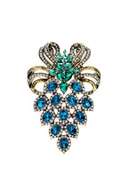 Grape Rhinestone Brooch PA4575