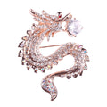 Dragon Rhinestone Brooch PA4578