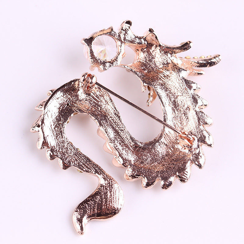 Dragon Rhinestone Brooch PA4578