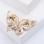 Butterfly Alloy Rhinestone Brooch PA4591