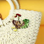 Rooster Acrylic Brooch PA4606