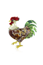 Rooster Acrylic Brooch PA4606