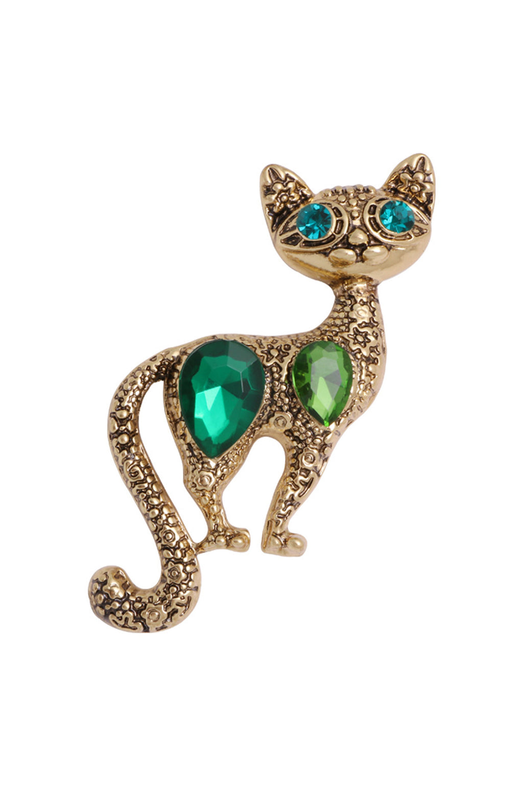 Leopard Alloy Crystal  Brooch PA4614