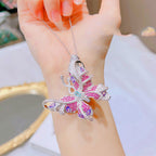 Butterfly Cubic Zirconia Brooch PA4631
