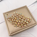 Elegant Rhinestone Peacock Brooch PA4660