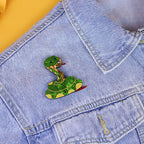 Snake Acrylic Brooch PA4703