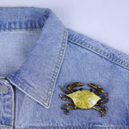 Crab Acrylic Brooch PA4704