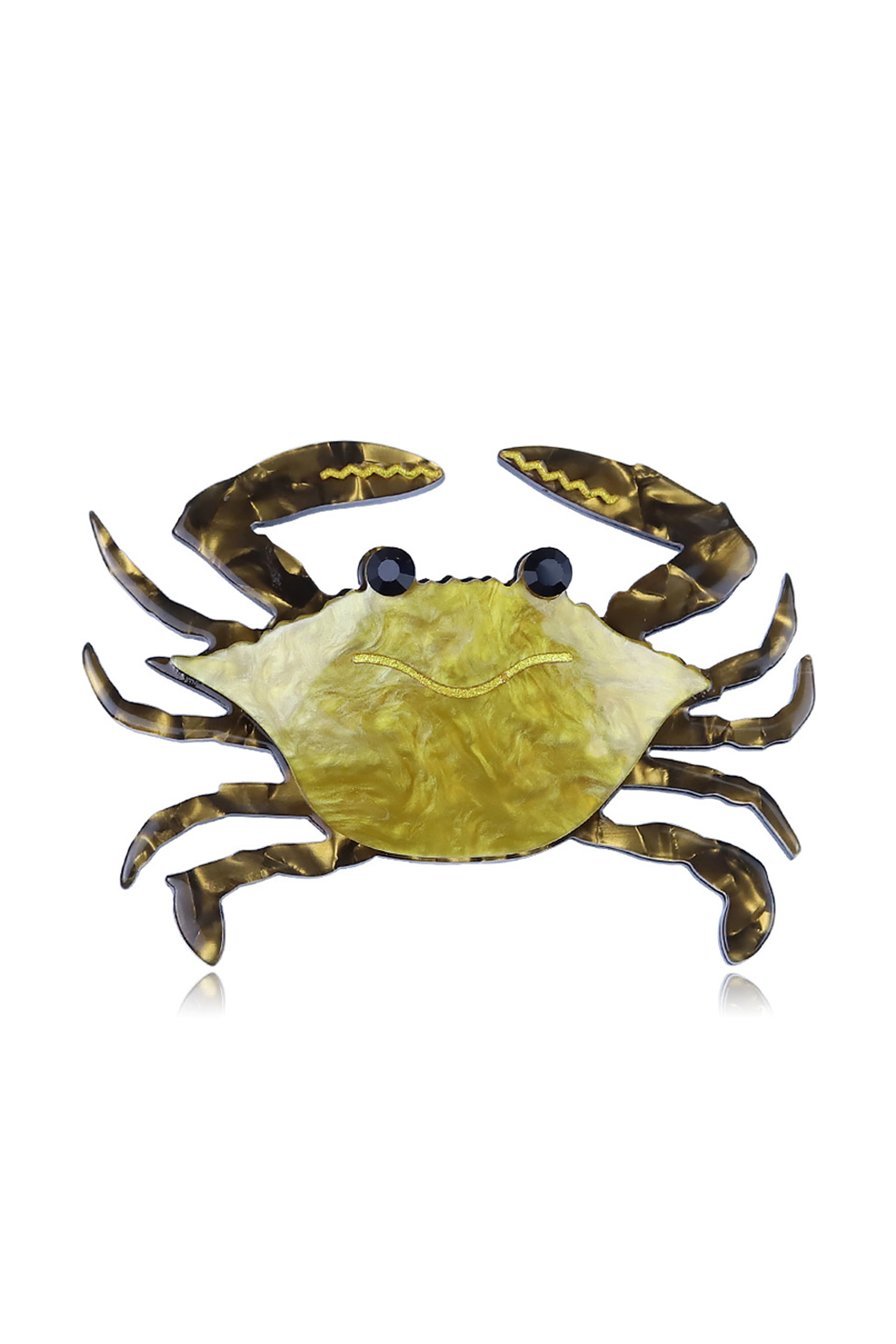 Crab Acrylic Brooch PA4704
