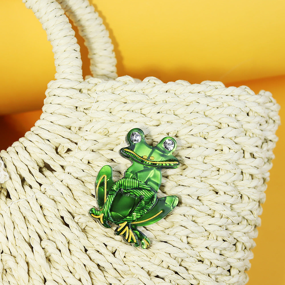 Frog Acrylic Brooch PA4707