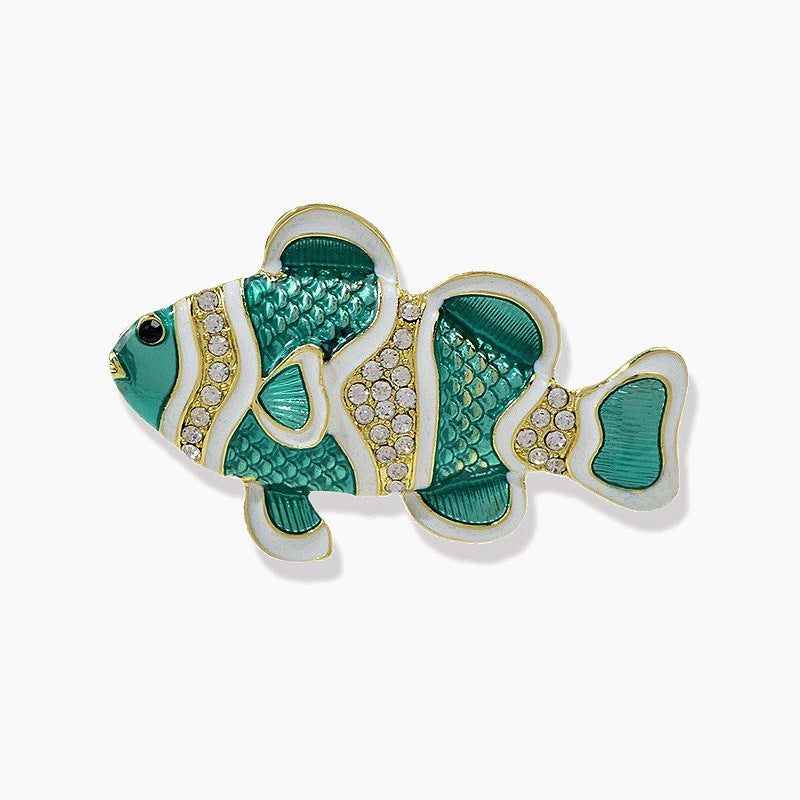 Nemo Fish Rhinestone Brooch PA4794