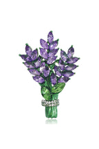 Floral Rhinestone Brooch PA4807