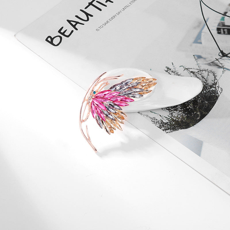 Butterfly Rhinestone Brooch PA4812