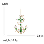 Ship's Anchor Alloy Brooch PA4825