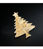 Christmas Tree Alloy Rhinestone Brooch PA4860