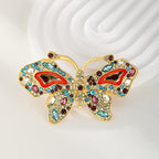 Butterfly Rhinestone Brooch PA4867