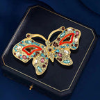Butterfly Rhinestone Brooch PA4867