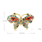 Butterfly Rhinestone Brooch PA4867
