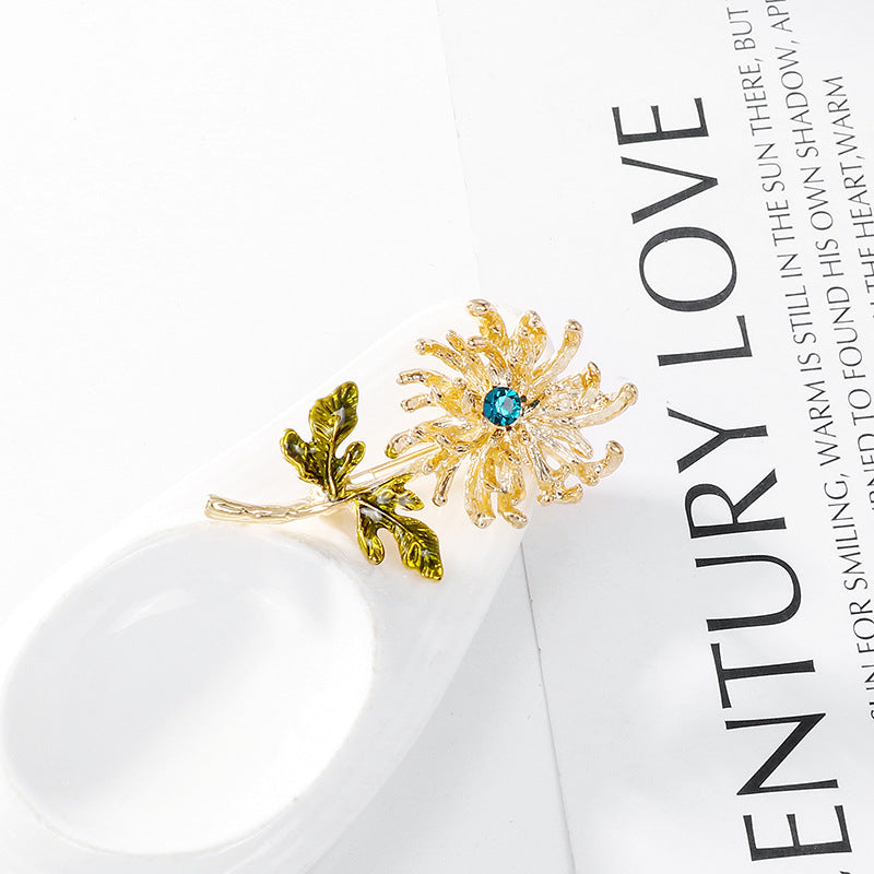 Dasiy Alloy Brooch PA4896