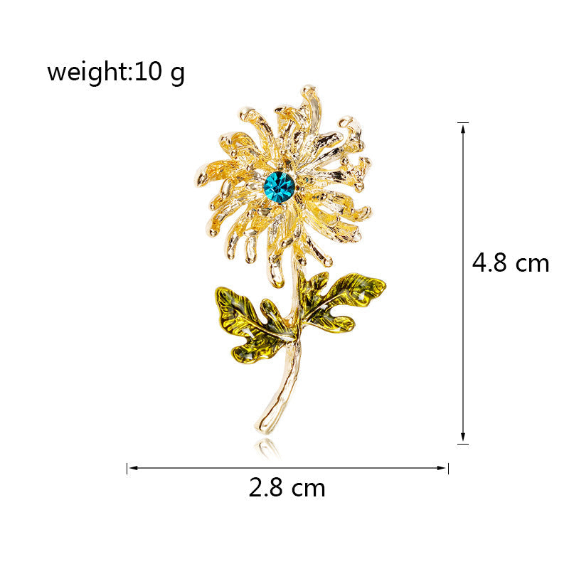 Dasiy Alloy Brooch PA4896