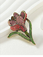 Tulip Rhinestone Brooch PA4920