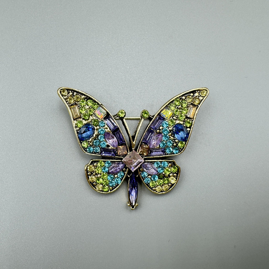 Butterfly Rhinestone Brooch PA4925